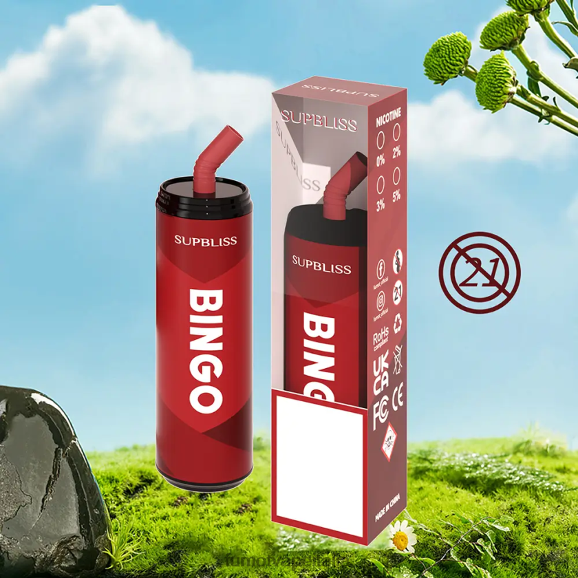 Fumot Discount Code | Fumot Supbliss Bingo Penna vaporizzatore usa e getta 9000 (1 pezzo) - 18 ml gelato alla fragola 8ZZ6L2474