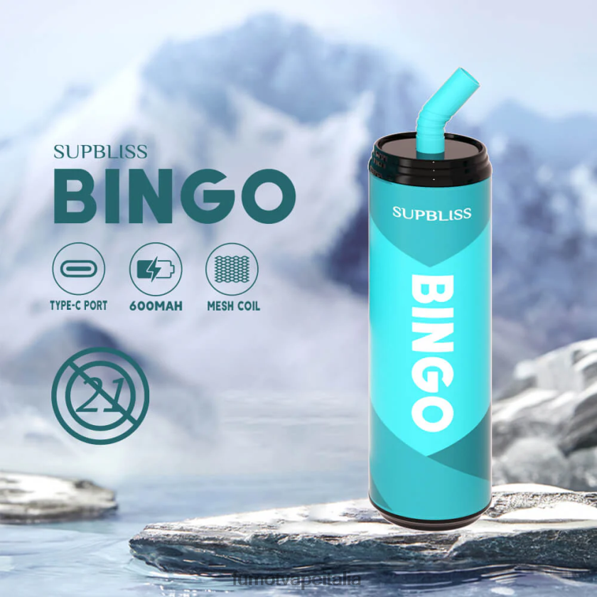 Fumot Discount Code | Fumot Supbliss Bingo Penna vaporizzatore usa e getta 9000 (1 pezzo) - 18 ml ghiaccio blu 8ZZ6L2464