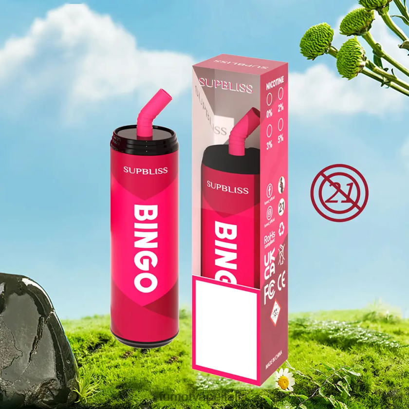 Fumot Italia | Fumot Supbliss Bingo Penna vaporizzatore usa e getta 9000 (1 pezzo) - 18 ml ghiaccio rigoglioso 8ZZ6L2471