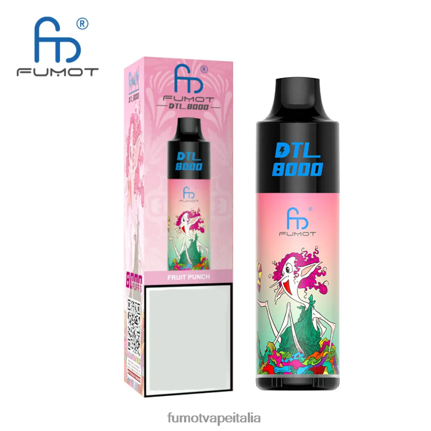 Fumot Discount Code | Fumot DTL Penna vaporizzatore usa e getta 8000 - 16 ml (1 pezzo) menta ribes nero 8ZZ6L2414