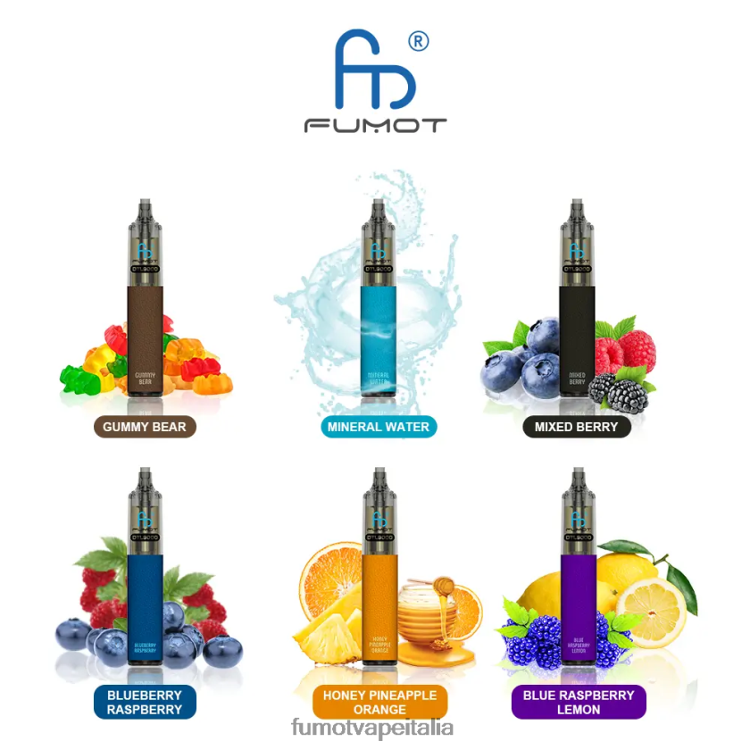 Fumot Vape Online Shop | Fumot DTL penna vaporizzatore usa e getta 9000- 18ml (1 pezzo) miele ananas arancia 8ZZ6L2375