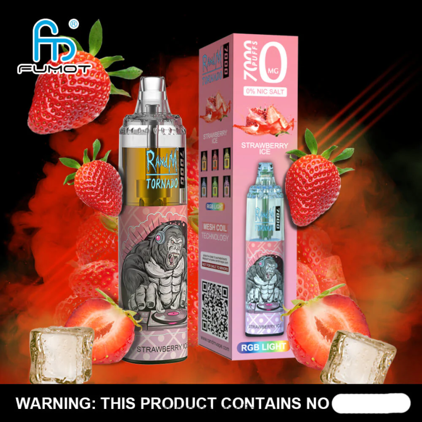 Fumot Price | Fumot Tornado Penna vaporizzatore usa e getta 7000 0% - 14 ml (1 pezzo) uva fragola 8ZZ6L2540