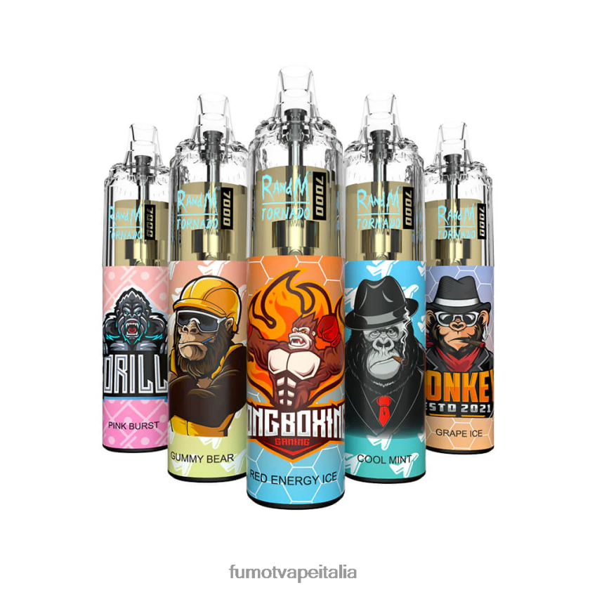 Fumot Vape Italia | Fumot Tornado Penna vaporizzatore usa e getta da 14 ml (1 pezzo) 7000 kiwi fragola 8ZZ6L2102