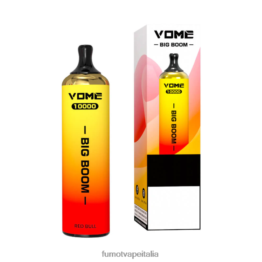 Fumot Discount Code | Fumot Vome Big Boom penna vaporizzatore usa e getta 10000 - 20 ml (1 pezzo) toro rosso 8ZZ6L2444