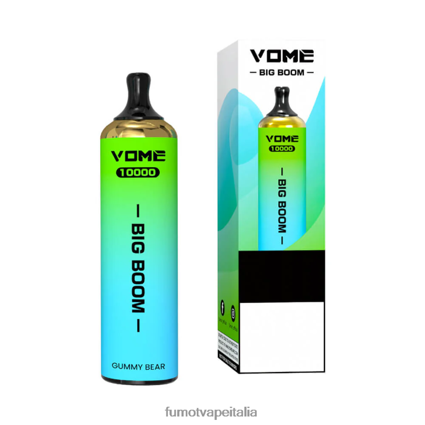 Fumot Vape Shop | Fumot Vome Big Boom penna vaporizzatore usa e getta 10000 - 20 ml (1 pezzo) ghiaccio rigoglioso 8ZZ6L2449