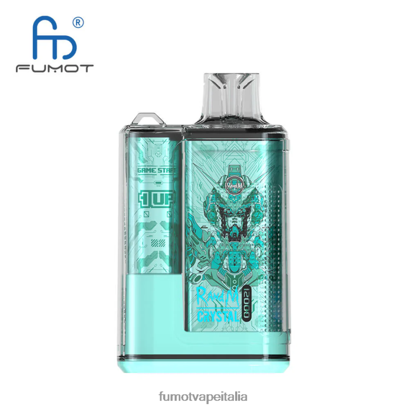 Fumot Discount Code | Fumot Crystal 1 pezzo - 12000 scatola di vaporizzatori usa e getta da 20 ml menta fresca 8ZZ6L2264