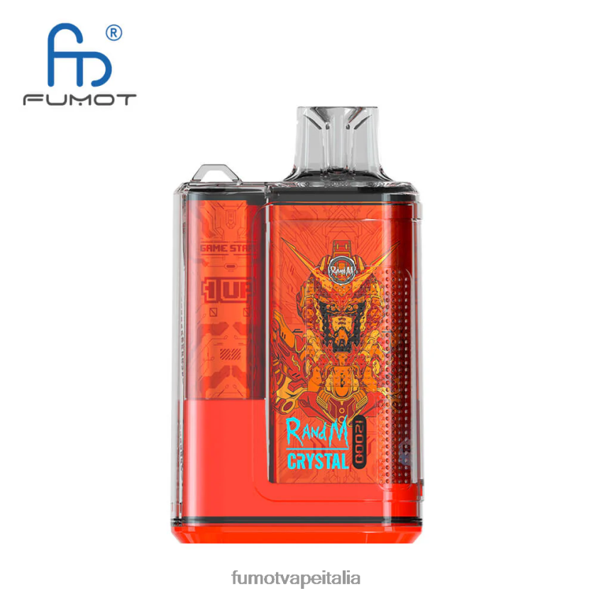 Fumot Vape Italia | Fumot Crystal Scatola di vaporizzatori usa e getta 12000 - 20 ml (1 pezzo) lampone bluesour 8ZZ6L2262