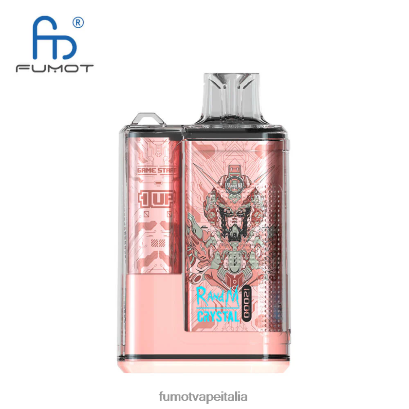 Fumot Vape Sale | Fumot Crystal Scatola di vaporizzazione usa e getta da 20 ml 12000 (1 pezzo) anguria al lampone 8ZZ6L2277