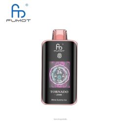 Fumot Discount Code - Fumot Tornado 25000 vaporizzatori usa e getta ghiaccio gommoso bianco N8PD814