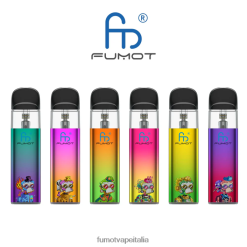 Fumot Vape Italia 44PP551 Fumot Dazzle Lite Kit di vaporizzazione vuoto conforme a tpd (1 pezzo) verde-viola