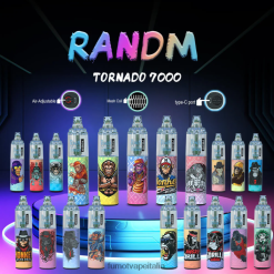 Fumot Vape Online Shop 44PP87 Fumot Tornado Penna vaporizzatore usa e getta da 14 ml (1 pezzo) 7000 esclusivo
