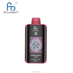 Fumot Vape Online Shop - Fumot Tornado 25000 vaporizzatori usa e getta caramelle alla menta e fragola N8PD815