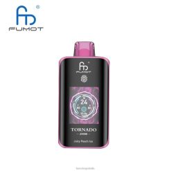 Fumot Vape Sale - Fumot Tornado 25000 vaporizzatori usa e getta succoso gelato alla pesca N8PD87