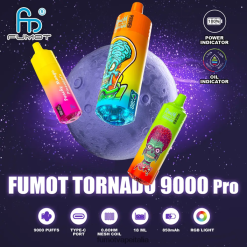 Randm Tornado Italia 44PP199 Fumot Tornado Vaporizzatore usa e getta 9000 pro - 18 ml (1 pezzo) esclusivo