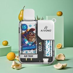 Ananas Cocco Aivono AIM-TANK 9500 Puffatti wholesale Italia 18ml E-liquid Capacità 650mAh Batteria