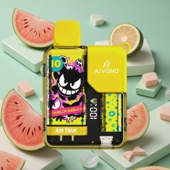 Anguria Gomma da Masticare Aivono AIM-TANK 9500 Puffs 18ml Capacità E-liquid wholesale Italia LCD Display