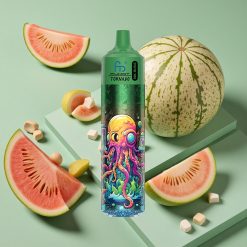 Anguria Melone Fumot RandM Tornado 30000 Puffs wholesale Italia Capacità e-liquid 30mL Resistenza mesh 1.0 Ohm