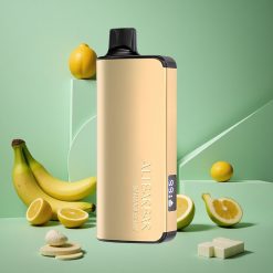 Banana Buzz Alibarbar Ingot 9000 Puffs wholesale Italia con 22ml di liquido e 2350mAh di batteria