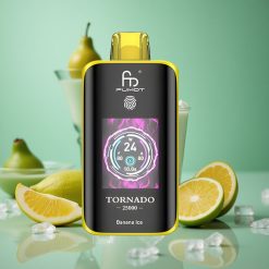 Banana Ghiaccio Fumot Tornado 25000 Puffs wholesale Italia Ricarica USB Type-C E-Liquido Precaricato 20ml