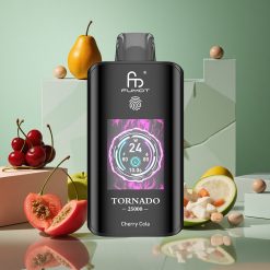 Ciliegia Cola Fumot Tornado 25000 Puffs Schermo HD wholesale Italia 20ml E-Liquid Pre-riempito