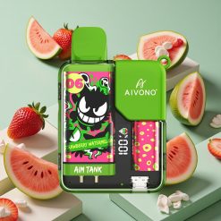 Fragola Anguria Aivono AIM-TANK 9500 Puffs wholesale Italia 18ml E-liquid 650mAh Battery