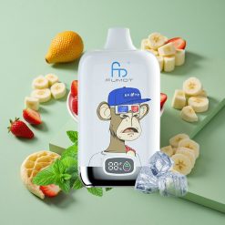 Fragola Banana Fumot Tornado Digital Box 12000 Puffs wholesale Italia con Batteria Ricaricabile 550mAh e Ricarica Type-C