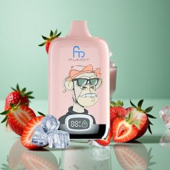 Fragola Ghiaccio Fumot Tornado Digital Box 12000 Puffs wholesale Italia 20ml E-Liquido 550mAh Batteria Ricaricabile
