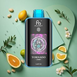 Ghiaccio Lussureggiante Fumot Tornado 25000 Puffs 20ml E-liquid Pre-riempito wholesale Italia Ricaricabile 700mAh