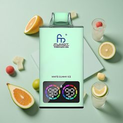 Gommosa Bianca Ice Fumot Tornado 35000 Puffs Dual Mesh Coil RGB Lights wholesale Italia USB-C Fast Charging