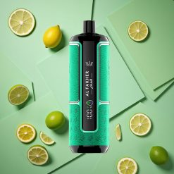 Limone Lime Al Fakher Crown Bar Hypermax 15000 Puffs wholesale Italia Tipo-C Port