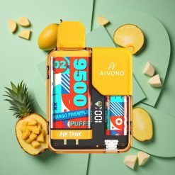 Mango Ananas Aivono AIM-TANK 9500 Puffs wholesale Italia 18ml E-liquid 650mAh Batteria