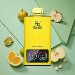 Mela Acida Pop Fumot Tornado 35000 Puffs Dual Mesh Coil wholesale Italia 15ml E-juice 700 MAH Battery