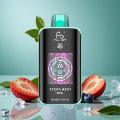 Mirtillo Ghiacciato Fumot Tornado 25000 Puffs wholesale Italia con Batteria Ricaricabile 700mAh e Schermo HD