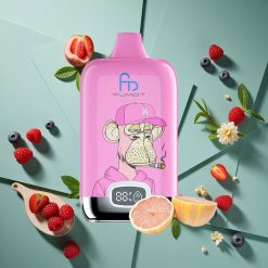 Mirtillo Lampone Fumot Tornado Digital Box 12000 Puffs wholesale Italia 20ml E-Liquid 550mAh Ricaricabile