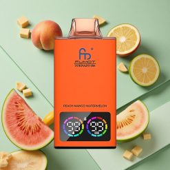 Pesca Mango Anguria Fumot Tornado 35000 Puffs wholesale Italia con Dual Mesh Coil e Indicatore Liquido