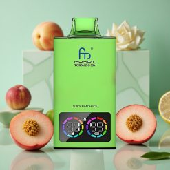 Pesca Succosa Ghiacciata Fumot Tornado 35K 35000 Puffs Dual Mesh Coil wholesale Italia USB-C Fast Charging