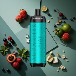 Ribes Nero Ghiaccio Al Fakher Crown Bar 8000 Puffs wholesale Italia con Batteria da 600mah e Capacità Liquido 18ml