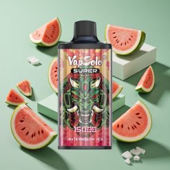 Anguria Ghiaccio Vapsolo Super 15000 Puffs wholesale Italia 40ml E-Liquido 850mah Mesh Coil