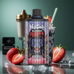 Dragonfruit Fragola Ghiaccio Nero Vapsolo Super 15000 Puffs wholesale Italia 40ml E-Liquido