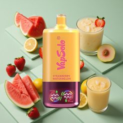 Fragola Anguria & Pesca Limone VapSolo Triple 30000 Puffs wholesale Italia 40ml E-Liquido 3 Serbatoi