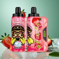 Fragola Lampone Ghiaccio VapSolo VIKING 12000 Puffs wholesale Italia 22ml E-Liquido