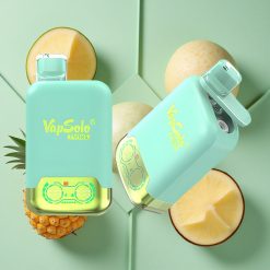 Melone Triplo & Ananas Cocco Vapsolo Twins 20000 Puffs wholesale Italia Serbatoio Oli: 2, Porta di Ricarica: Type-C