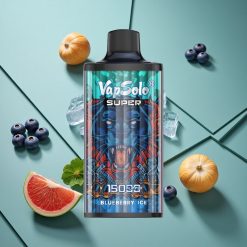 Mirtillo Ghiaccio Vapsolo Super 15000 Puffs wholesale Italia 40ml E-Liquid 850mah Mesh Coil